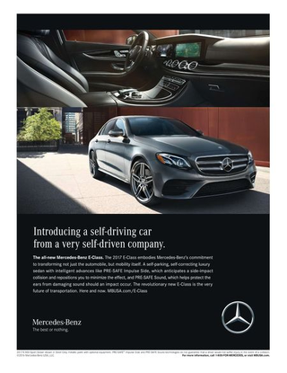 Illustration for article titled Mercedes 'Self-Driven' Advertisement Doesn't Feature A Self-Driving Car (Update)